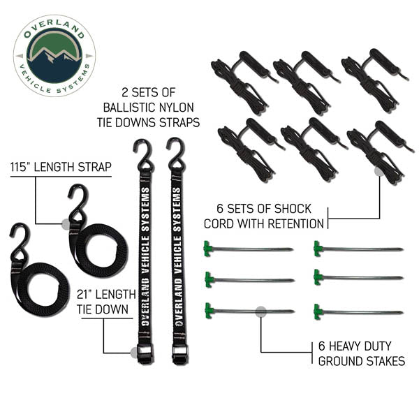 Overland Vehicle Systems 18069919 Awning - Roof Rack Kit Component||xd 180 Awning Presentation_19.Jpg||95||ovs18069919||1559988
