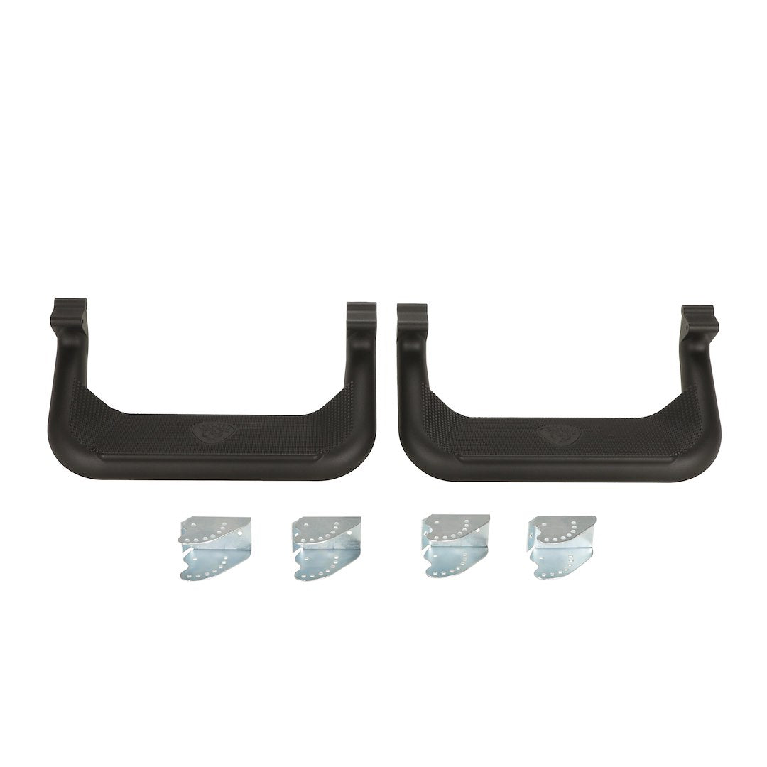 Product of Carr 124501 Black Powder Coated Aluminum Truck Step