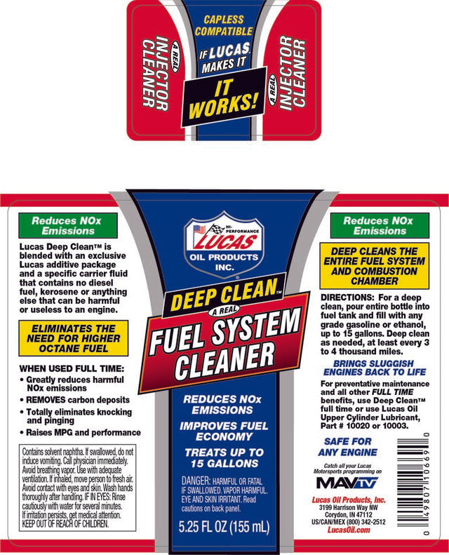Product of Lucas Oil 10669 Fuel System Cleaner