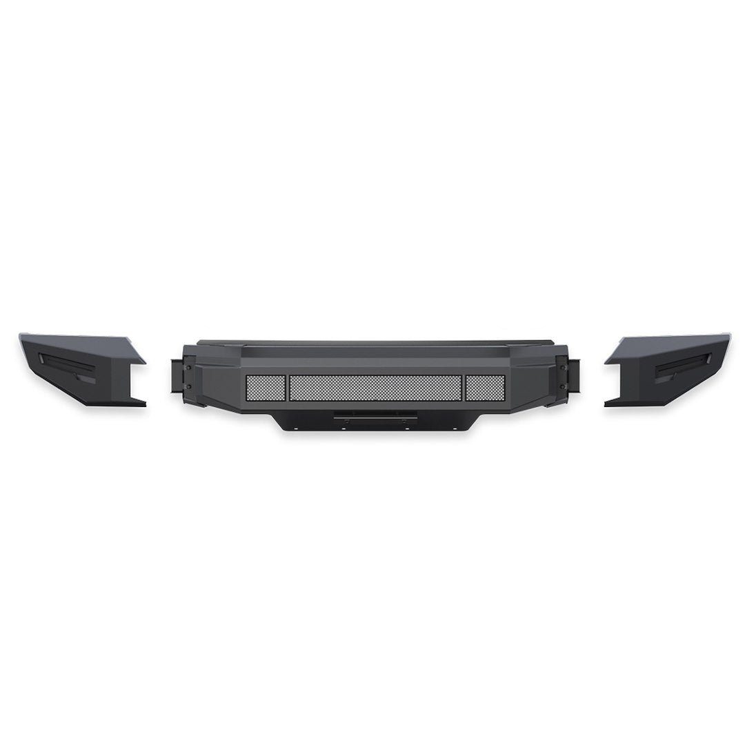 Product of Black Horse Offroad AFB-SI35-BU Armour II Steel Matte Powder Coated Bumper 