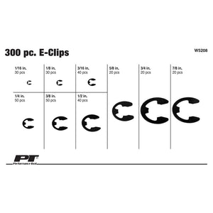 Performance Tool W5208 E-Clip Assortment||w5208_4.Jpg||89||ptlw5208||1597477