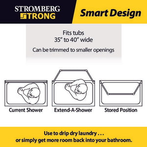 Product of Stromberg Carlson Ext-3542s Shower Curtain Rod