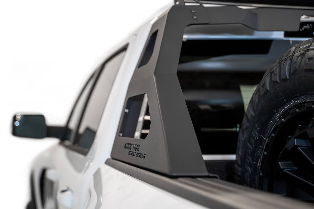 Product of Addictive Desert Designs C6215521101N Square Rack Powder Coated Steel Truck Bed Bar 