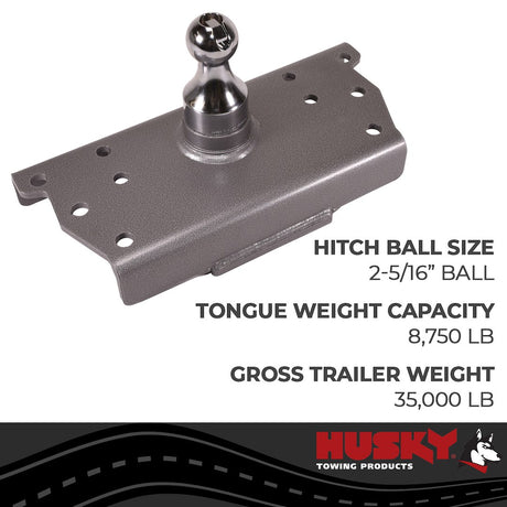 Product of Husky Towing 33206 Under-Bed Gooseneck Trailer Hitch - 35000 Pound 