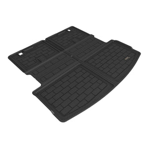 Product of 3D Mats M1FR1301309 Black Thermoplastic Rubber Of Carbon Fiber Texture To Back Of 3rd Seat Cargo Area Liner 