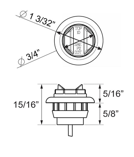 Product of Optronics Mcl12rk Clearance Light