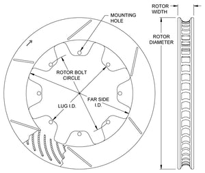 Wilwood Brakes 160-12292 Brake Rotor||160-12292_1.Jpg||86||w6416012292||2268588