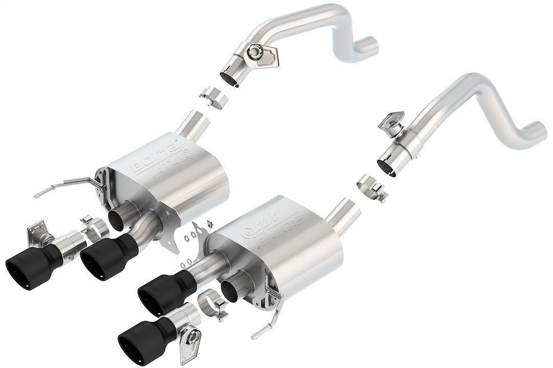 Product of Borla 11856CB ATAK ® Series Axle Back System Dual Exhaust System Kit 