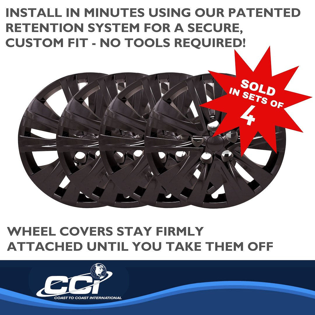 Product of Coast To Coast 54616BLK Black Set Of 4 