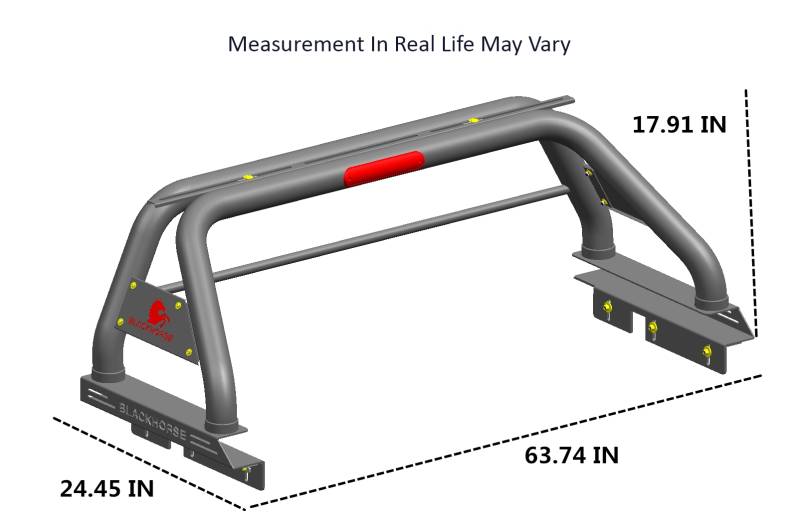 Black Horse Offroad Rb006bk Truck Bed Bar||||94||blkrb006bk||2008022