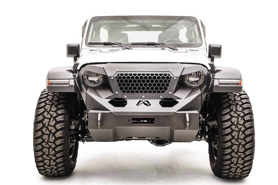 Product of Fab Fours GR4650-1 Grumper Steel Powder Coated Bumper 