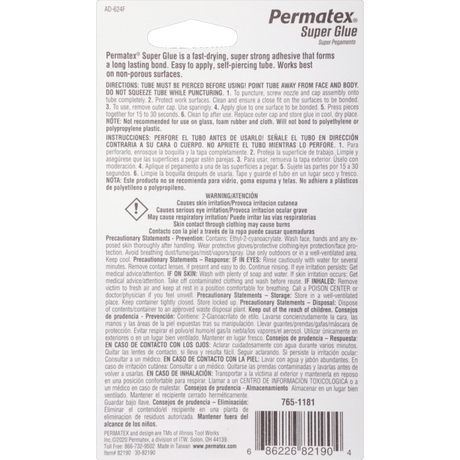 Product of Permatex 82190 Super Glue