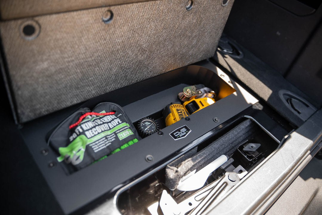 Dv8 Offroad Cmbr-02 Cargo Organizer||2021-2024-Ford-Bronco-Storage-Compartment-Installed-9.Jpg||95||dv8cmbr02||1626879