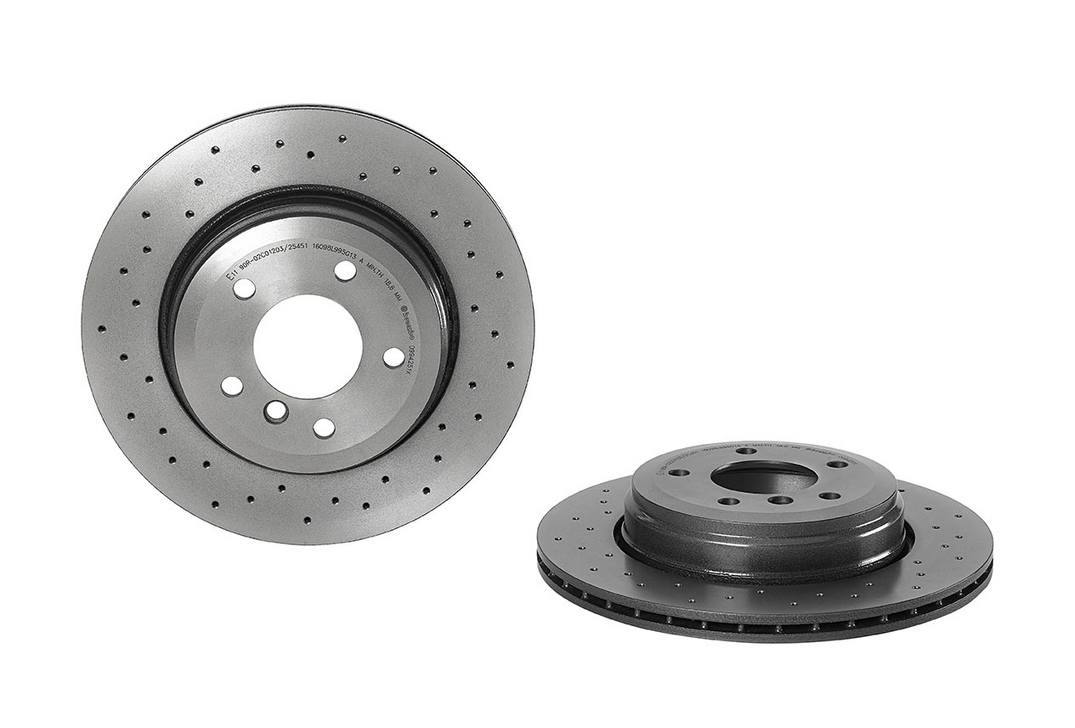 Product of Brembo 0994251XC02 Xtra Vented Cross Drilled 1 Piece Brake Rotor 