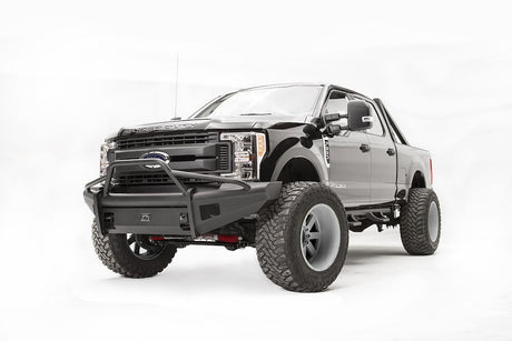 Product of Fab Fours FS17-Q4162-1 Black Steel Elite Steel Matte Powder Coated Bumper 