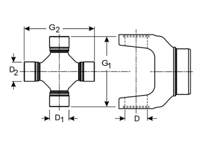 Dana/ Spicer 5-1330x Universal Joint||5-1330x_7.Png||92||dsp51330x||1170570