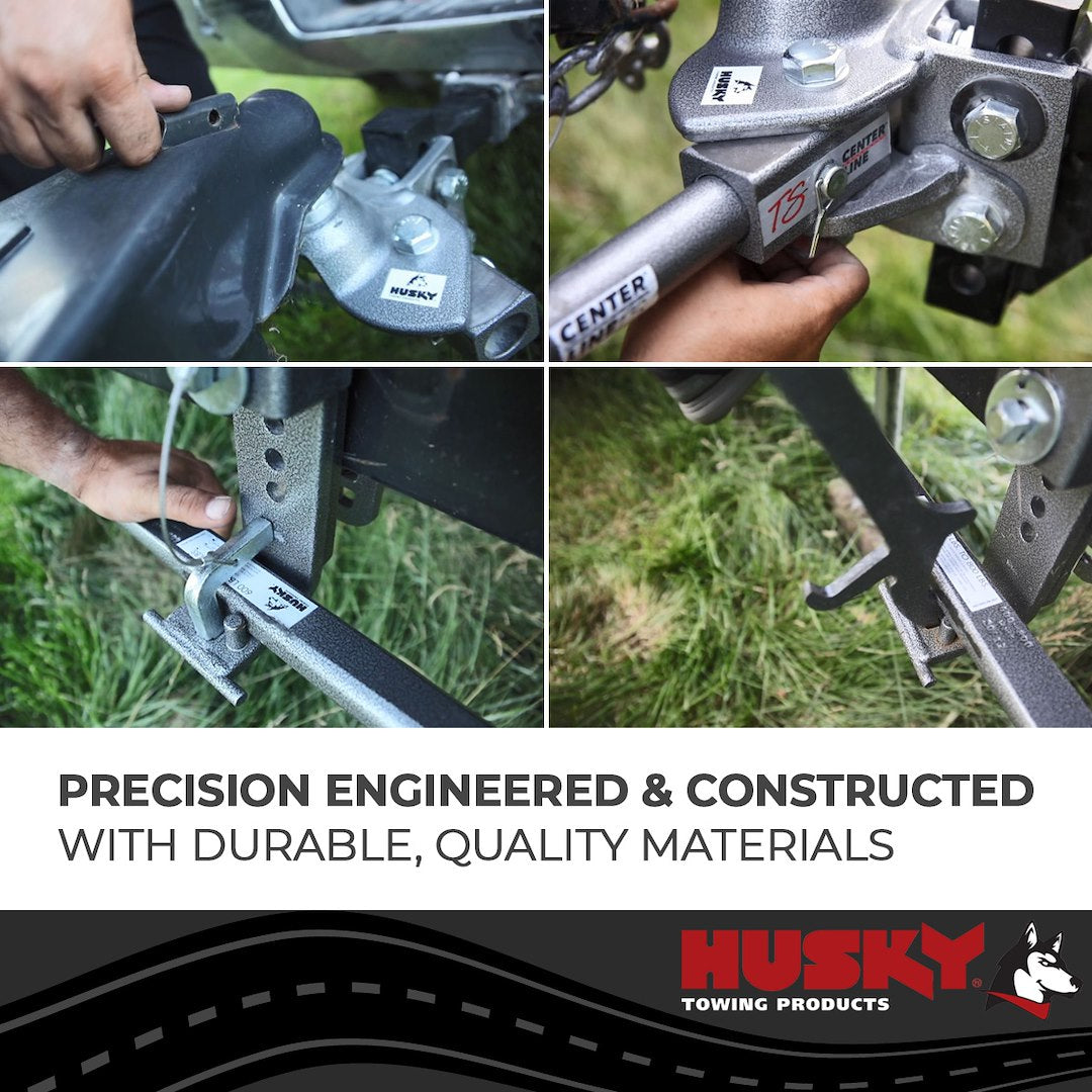 Product of Husky Towing 32215 6000 Pound Round Bar Weight Distribution Hitch 