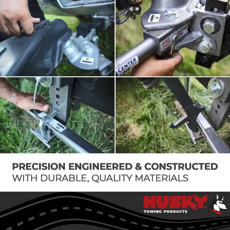 Product of Husky Towing 32215 6000 Pound Round Bar Weight Distribution Hitch 