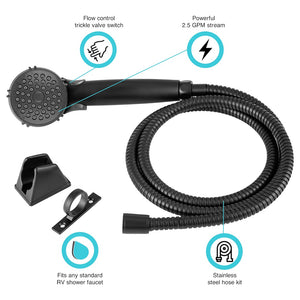 Dura Faucet Df-Sa400k-Mb Shower Head||df-Sa400k-Mb-Fco Copy.Jpg||95||d6udfsa400kmb||1478982