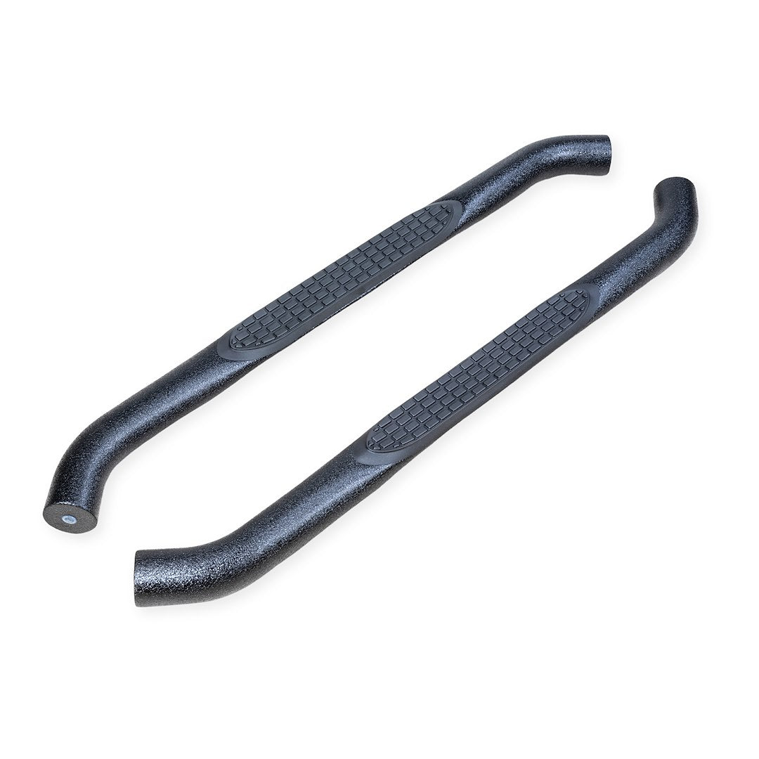 Product of TrailFX A0027T TFX Round Tube Side Steps Nerf Bar With Surface Steps 