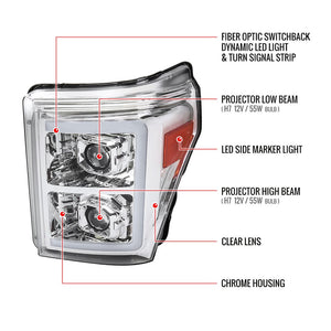 Spec-D Tuning 2lhp-F25011-Sq-Rs Headlight Assembly||2lhp-F25011-Sq-Rs_6.Jpg||91||sdtf25011sqrs||1745084