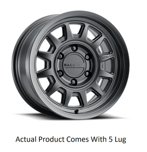 Product of Raceline 17x9 Black Wheel - 5x5.00 Bolt Pattern 