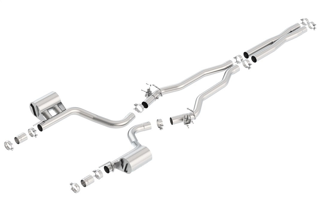 Product of Borla 140667 ATAK ® Series Cat Back System Dual Exhaust System Kit 