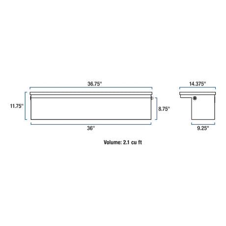Product of UWS TBSM-36-LP-MB Low Profile Toolbox 