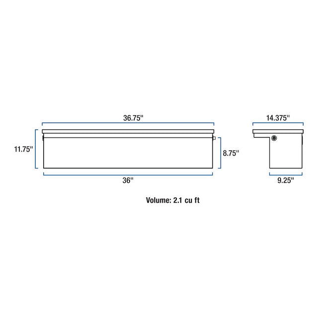 Product of UWS TBSM-36-LP-MB Low Profile Toolbox 