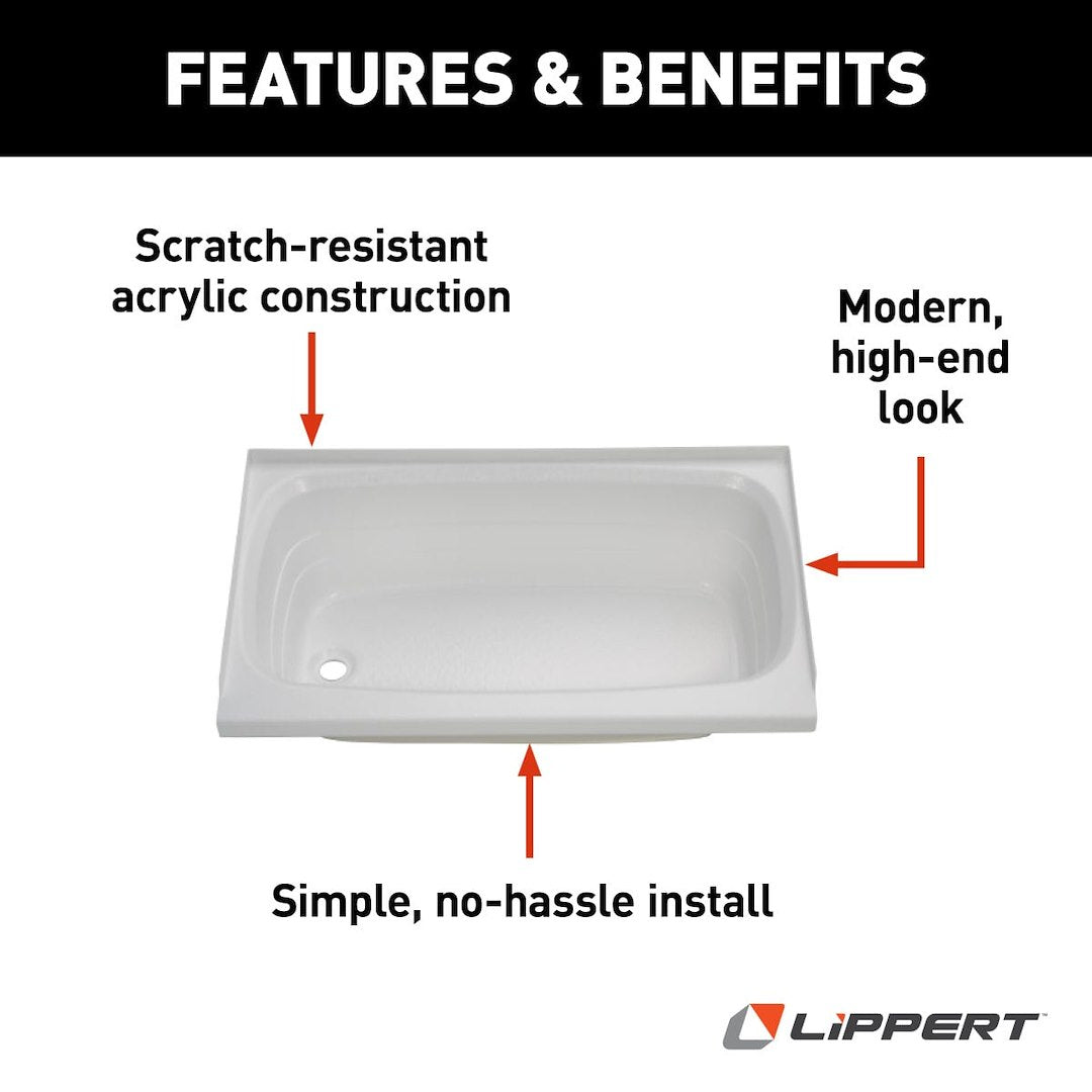 Lippert Components 209673 Bathtub||209673_4.Jpg||89||m6v209673||1349486