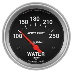 Autometer 3531 Gauge Water Temperature||3531.Jpg||85||a483531||846335