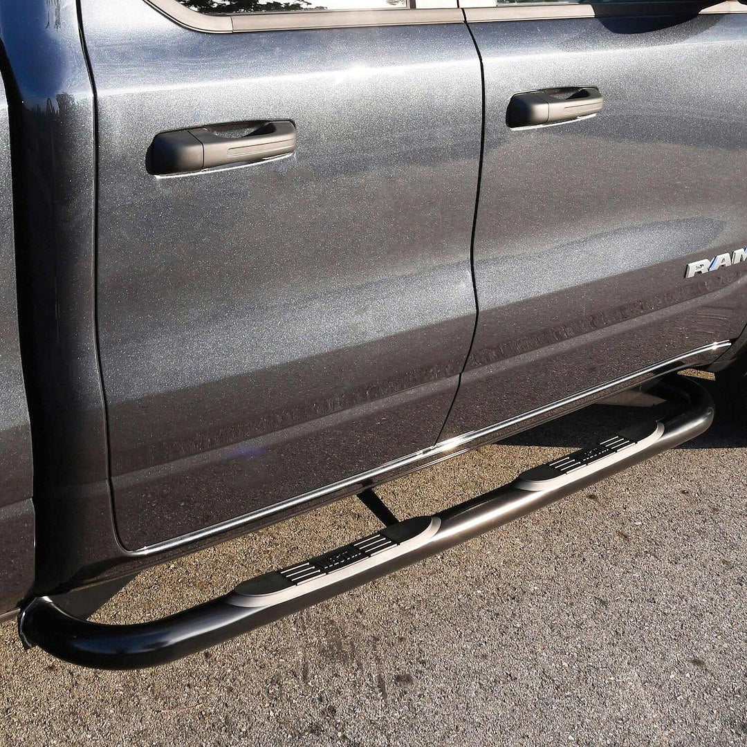Product of Westin Automotive 23-4085 E-Series Nerf Bar With Surface Steps 