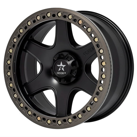 Product of RBP (Rolling Big Power) 17x9 Black With Bronze Bead Lock Ring Wheel - 8x6.50 Bolt Pattern 