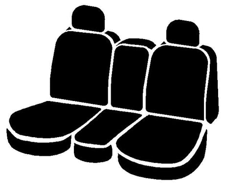 Product of Fia SP89-37 BLACK SP80 Series Charcoal Black Polycotton Seat Cover 