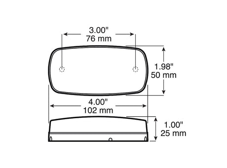 Peterson Mfg. V108wa Clearance Light||prnv108wa_1.Jpg||86||p6jv108wa||1729119