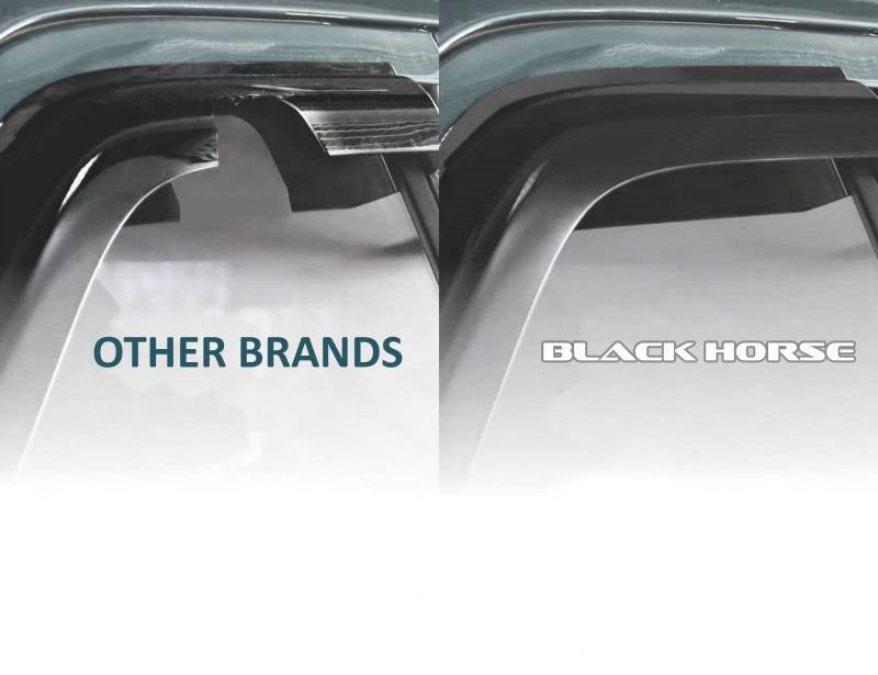 Product of Black Horse Offroad 145321 Outside Channel Rainguard 