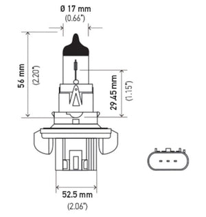 Hella H71071052 Headlight Bulb||h71071052_9.Jpg||94||h57h71071052||888257
