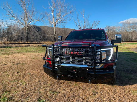 Product of Tough Country Products TFR2524G-W Traditional Steel Gloss Powder Coated Bumper 
