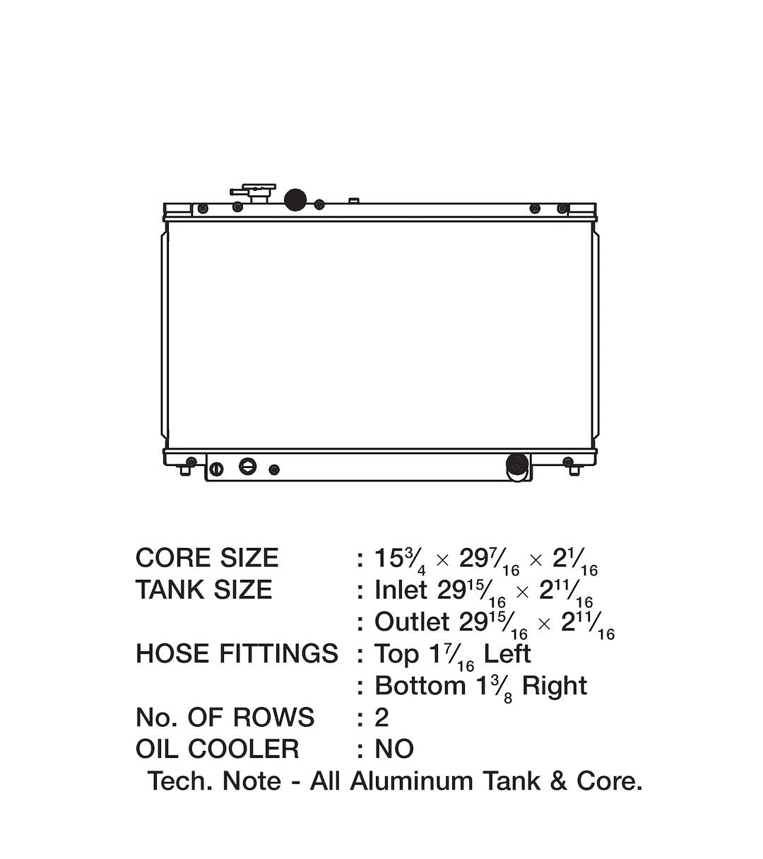 Csf 2882 Radiator||2882_Spec.Jpg||89||csf2882||1539291