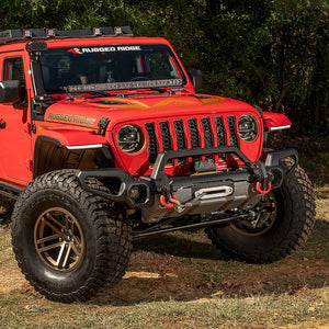 Product of Rugged Ridge 11549.41 Venator Steel Matte Powder Coated Bumper 