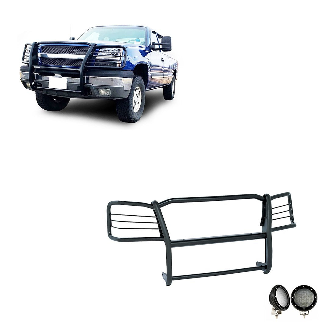 Product of Black Horse Offroad 17GT25MA-PLFB Grille Guard  