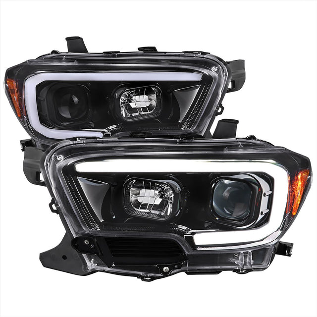 Spec-D Tuning 2lhp-Tac16bk-Tm Headlight Assembly||||85||sdtptac16bktm||1919046