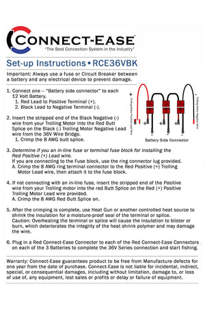 Product of Connect-Ease Rce36vbk Battery Connection Harness
