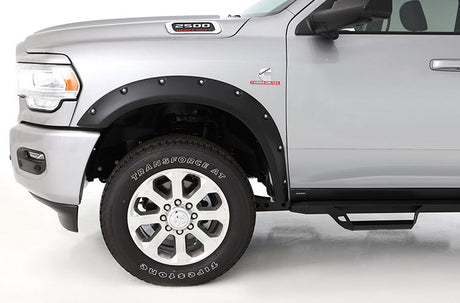 Product of Bushwacker 50919-02 Pocket Style/ Exposed Fasteners Black Fender Flare - Set Of 4 