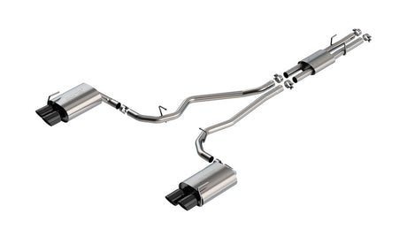 Product of Borla 140821BC ATAK ® Series Cat Back System Dual Exhaust System Kit 