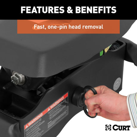 Product of CURT 16120 Fixed 16000 Pound 2-Way Fifth Wheel Trailer Hitch 
