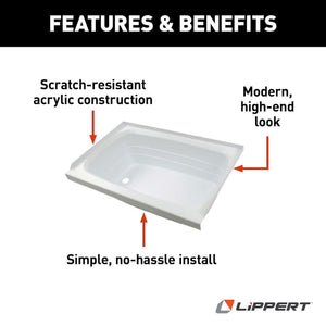 Lippert Components 209681 Bathtub||209681_1.Jpg||86||m6v209681||1369186