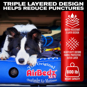 Airbedz By Pittman Outdoors Ppi-Blu_Xuv Rear Seat Air Mattress||ppi-Blu_Xuv-Infographics_05_2000x2000.Jpg||91||abzppibluxuv||1527092