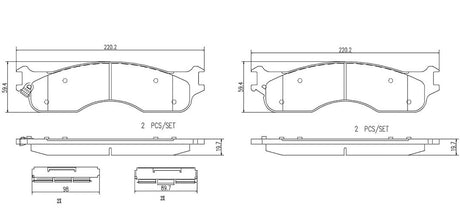 Brembo P18011n Brake Pad||p18011n_R.Jpg||86||brmp18011n||2091662