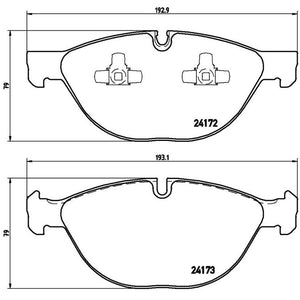Product of Brembo P06058 Brake Pad - Set Of 4 
